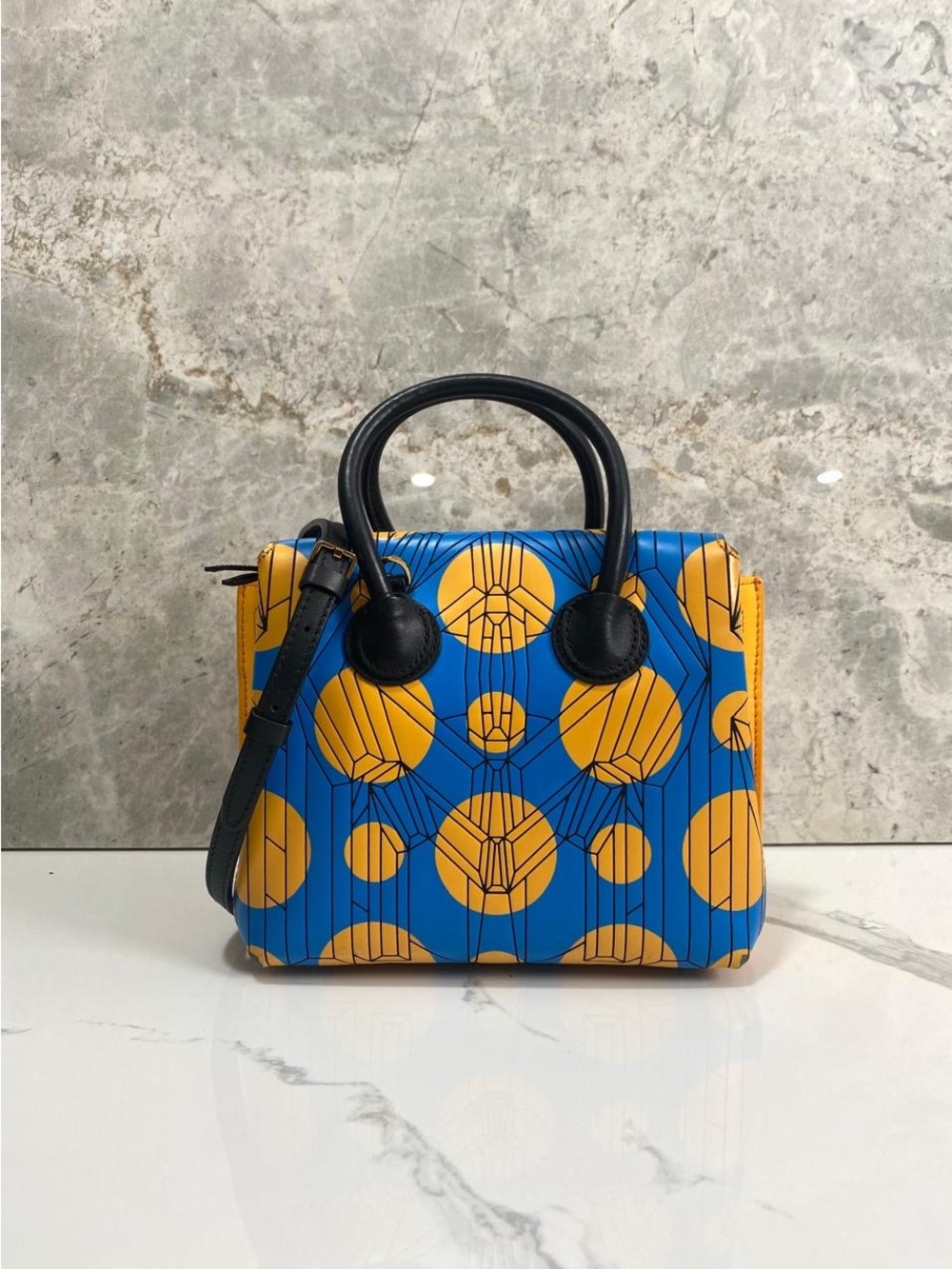 MCM Milla Small Leather Shoulder Bag